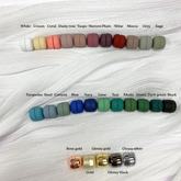 Round Scarf Magnets (12 magnets per pack)- 27 Colours