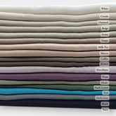 Pure Modal Plain Neatly Stitched Scarf - 18 Colors