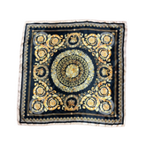 Golden Pattern Silk Touch Square Scarf