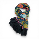 VC Butterfly Garden Cotton Blend Scarf