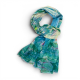 Water Lilies Cotton Modal Scarf