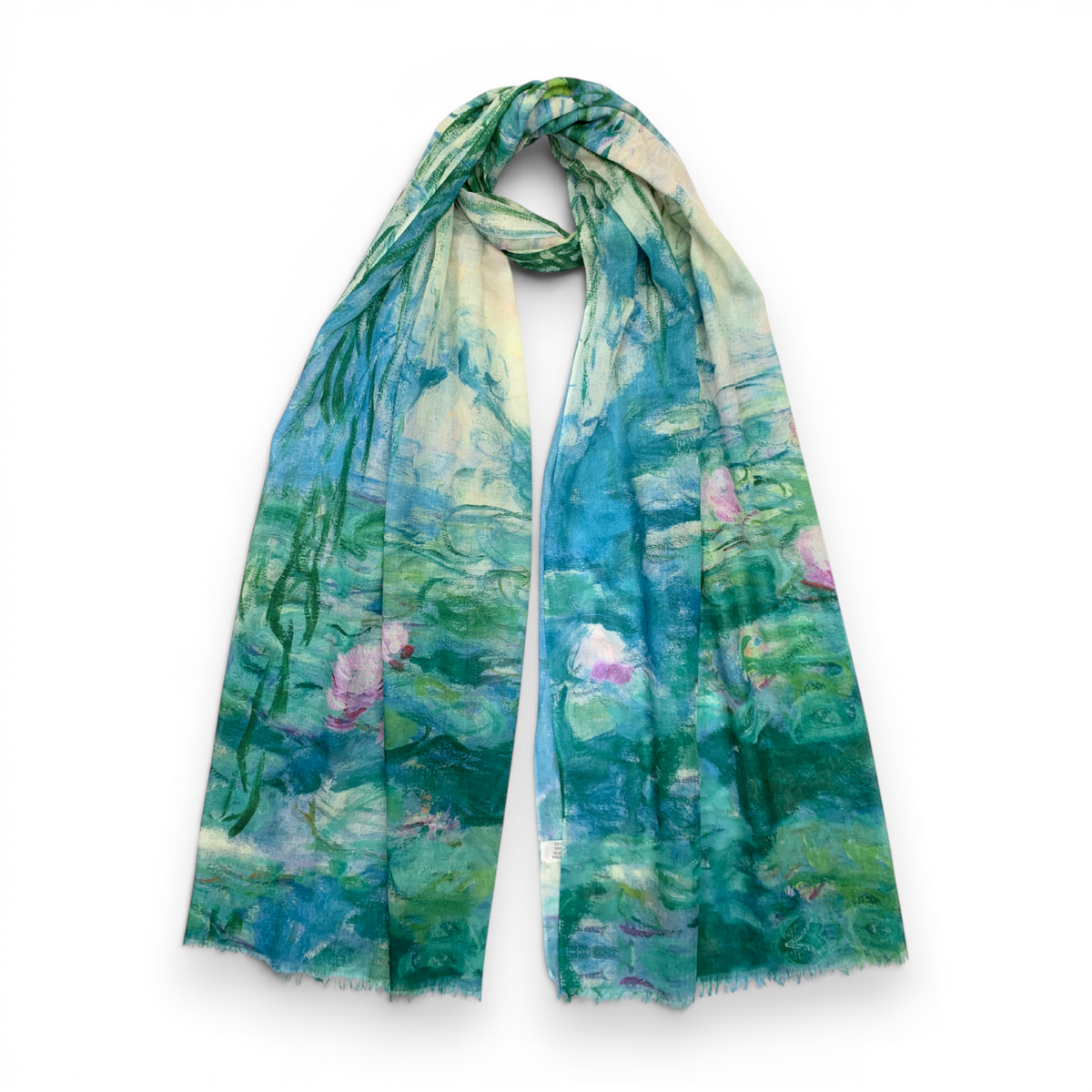Water Lilies Cotton Modal Scarf