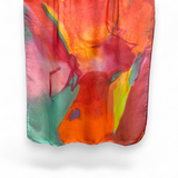 VC Abstract Painting Cotton Blend Scarf