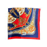 Bell Pattern Silk Touch Square Scarf