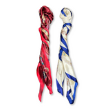 Tassel Pattern Silk Touch Square Scarf