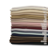 Stretchy Chiffon Plain Scarf - 20 Colors