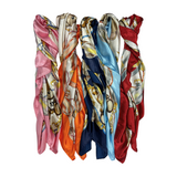 Bear Pattern Silk Touch Square Scarf