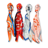 Belt Pattern Silk Touch Square Scarf