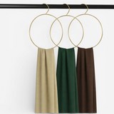 Large Gold Round Scarf Hanger