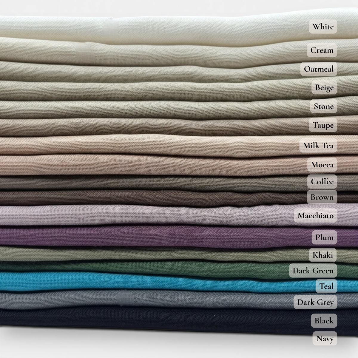Pure Modal Plain Neatly Stitched Scarf - 18 Colors