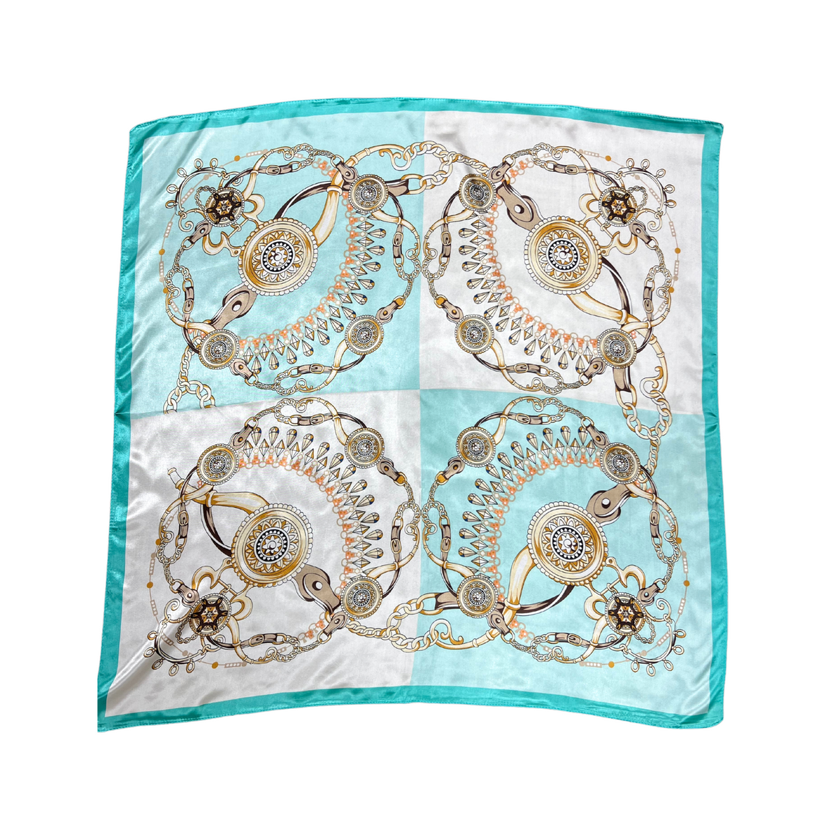 Jewellery Pattern Silk Touch Square Scarf