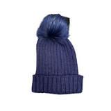 Plain Pom Pom Beanie Hat