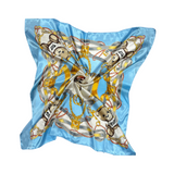 Bear Pattern Silk Touch Square Scarf