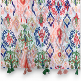 Boho Ikat 2613 Flower Print Cotton Blend Scarf