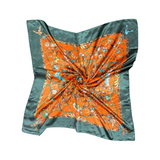 Bird Pattern Silk Touch Square Scarf