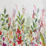 Lily Flower Print Cotton Blend Scarf