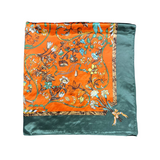 Bird Pattern Silk Touch Square Scarf