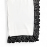 White with Black Lace