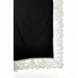 Black with White Lace
