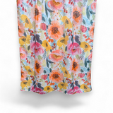 VC Spring Big Peony Cotton Blend Scarf