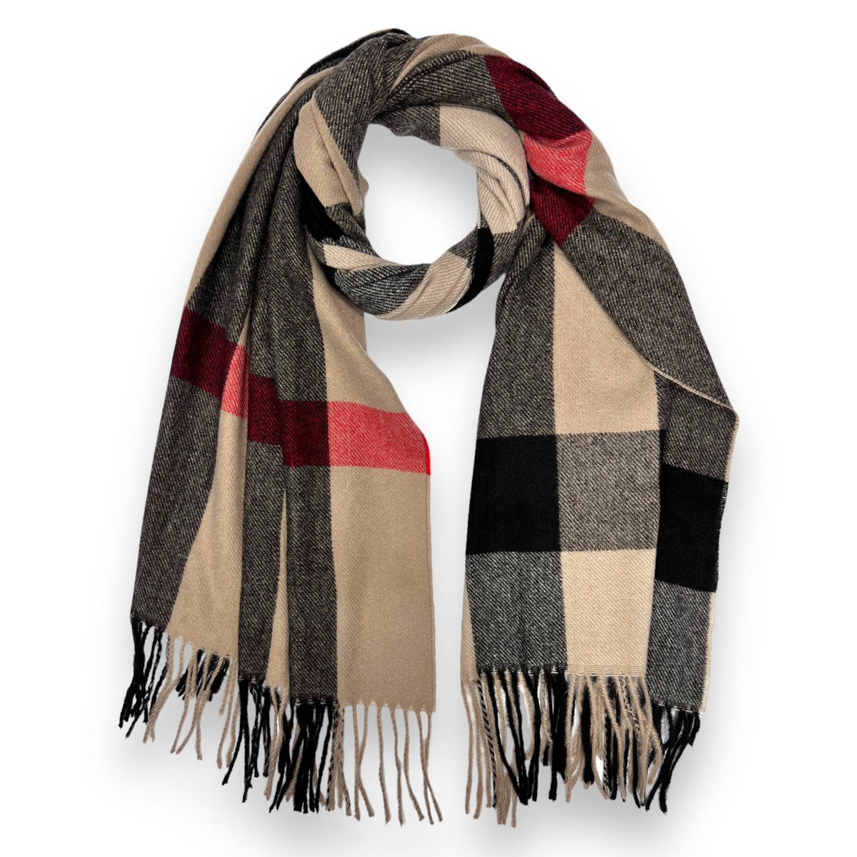 Classic Check Winter Scarf