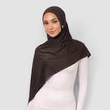 Liquid Jersey Stretchy Plain Scarf - 10 Colors