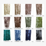 Pure Modal Tie Dye Print Scarf - 12 Colors