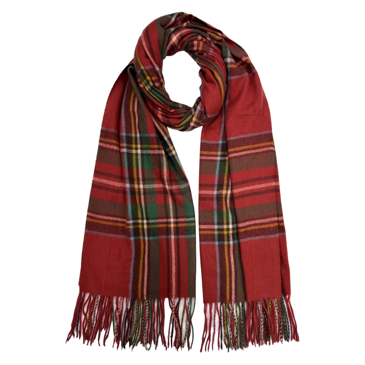 Tartan Woven Winter Scar