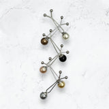 Pearls Hijab Clip - No Snag - Set of Six