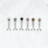 Pearls Hijab Clip - No Snag - Set of Six