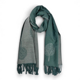 Tree of Life Print Cashmere Blend Winter Scarf - 14 Colors