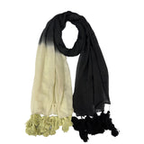 Dina Ombre Tassels Scarf with Tassels
