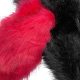 Fluffy Two Tone Faux Fur Winter Scarf